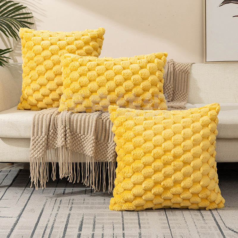 Cozy Woven Fleece Cushion Cover