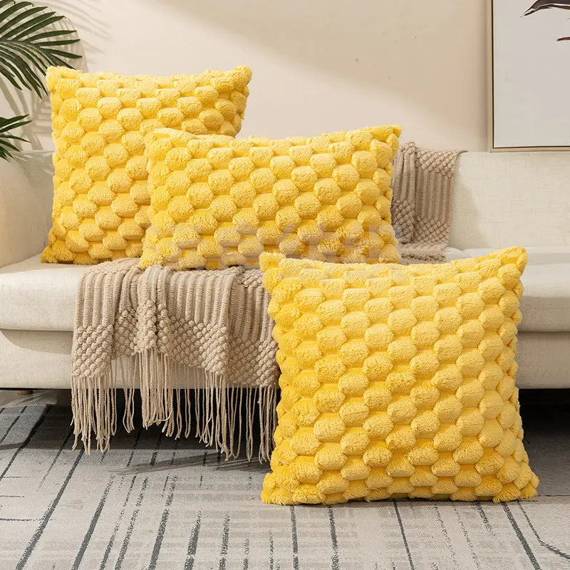 Cozy Woven Fleece Cushion Cover Trekk&Cover