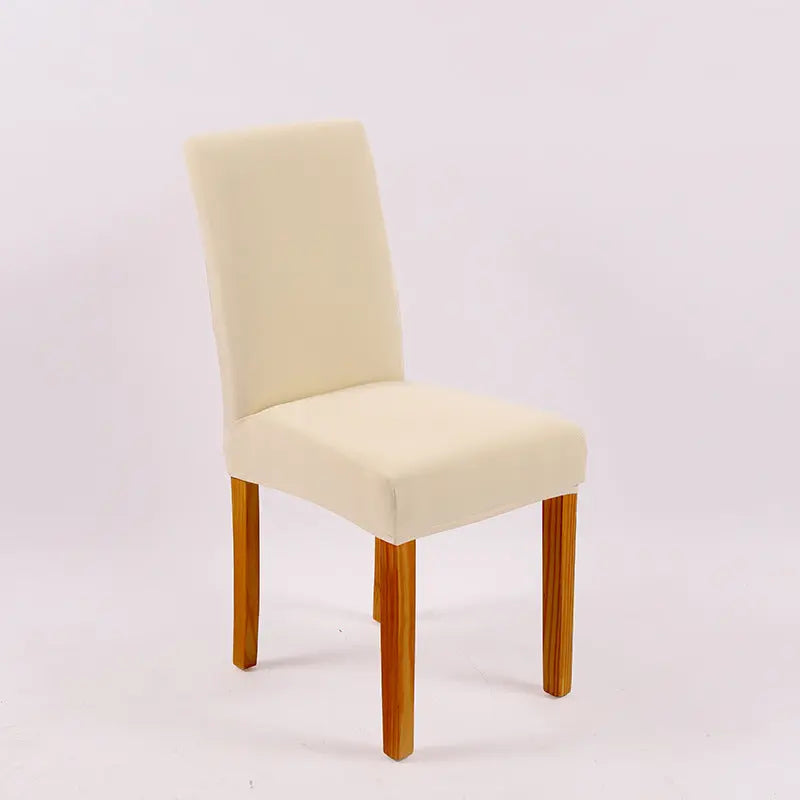 Solid Color Stretch Knit Chair Cover Naavian