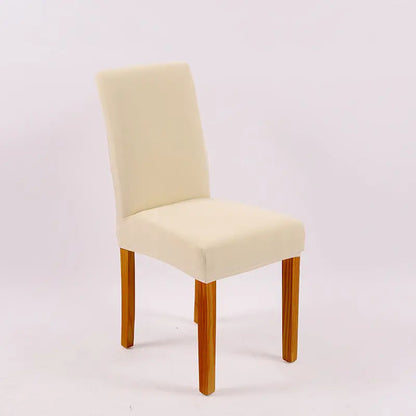 Solid Color Stretch Knit Chair Cover Naavian