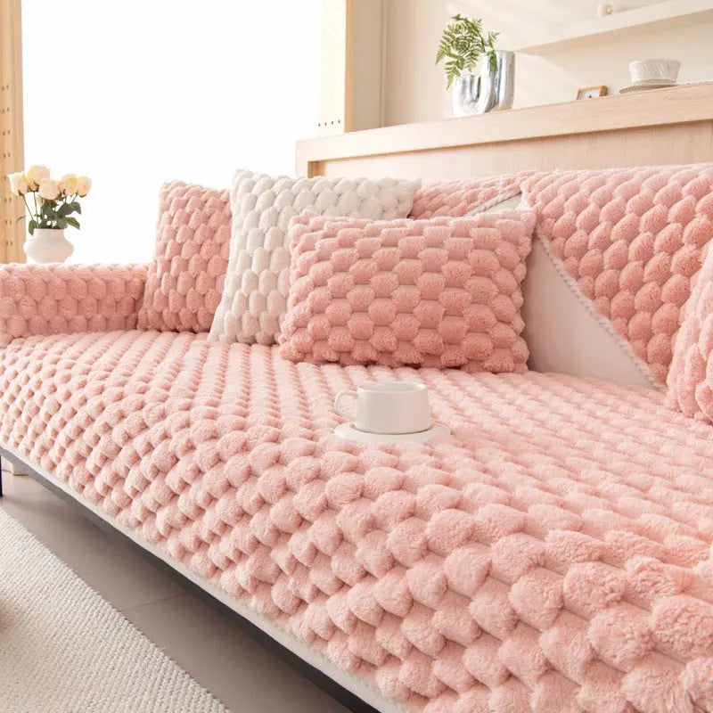 Thickened Plush Non-Slip Sofa Cushion Trekk&Cover