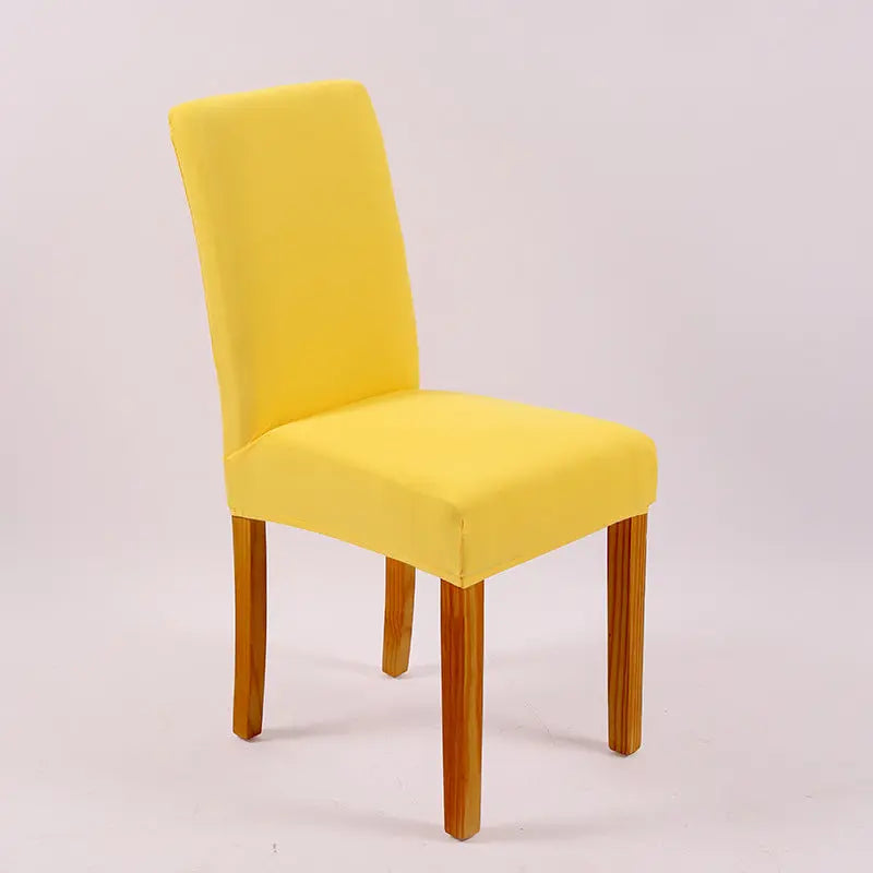 Solid Color Stretch Knit Chair Cover Naavian