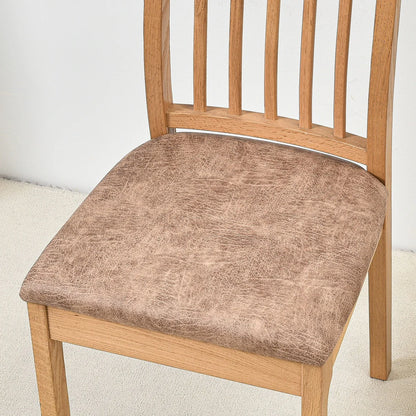 Alv - Rustic pattern Buckle Chair Seat Cover