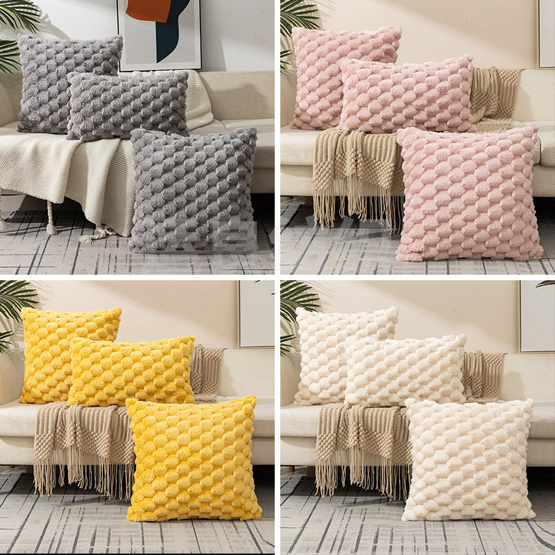 Cozy Woven Fleece Cushion Cover