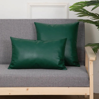 Leather Cushion Pillow Cover Trekk&Cover