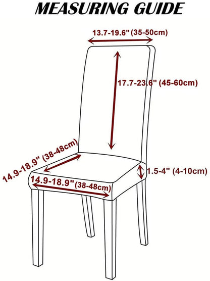 Solid Stretch Knit Chair Cover