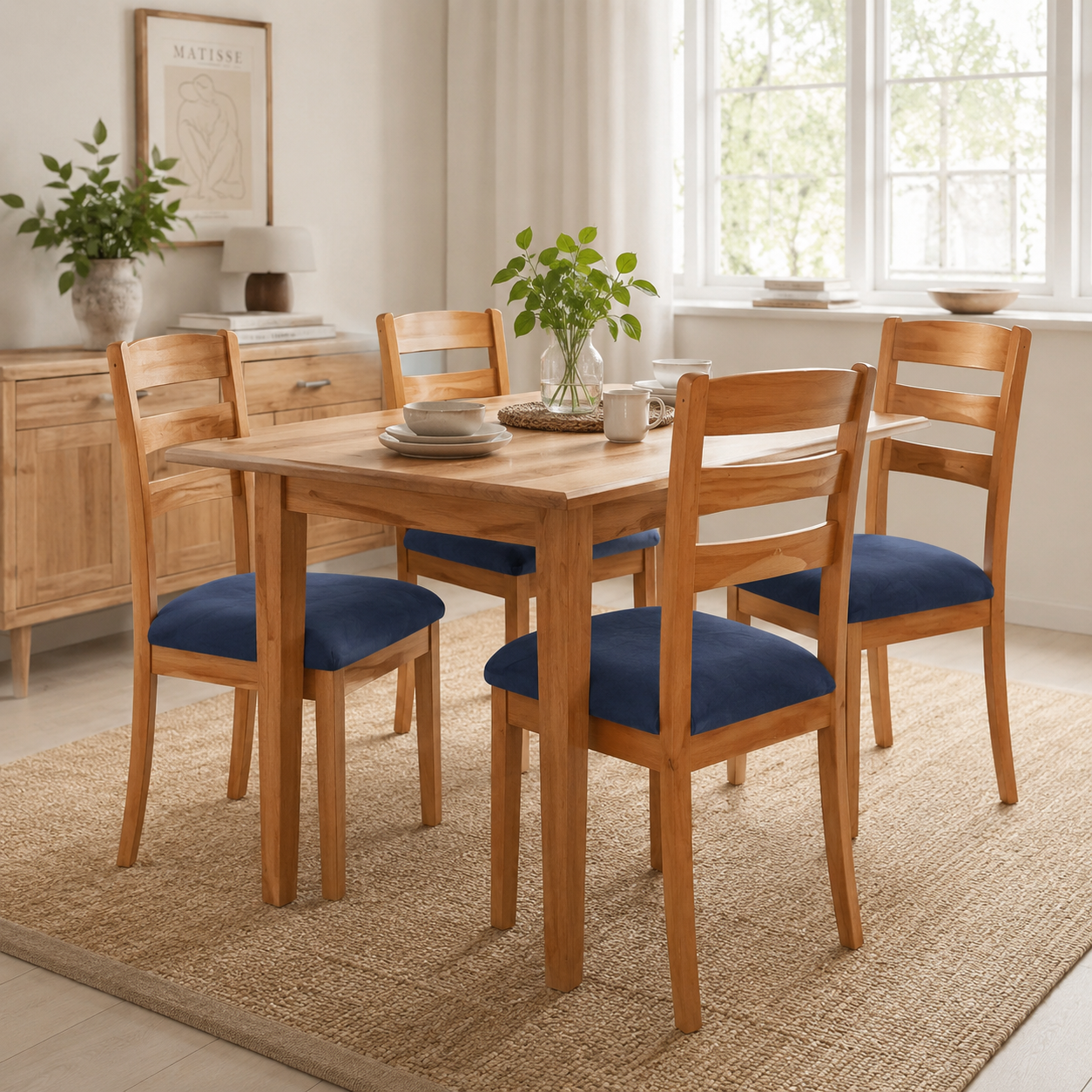 Lune - Soft Elastic Chair Seat Cover