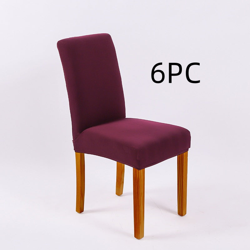 Solid Stretch Knit Chair Cover