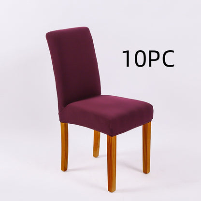 Solid Stretch Knit Chair Cover