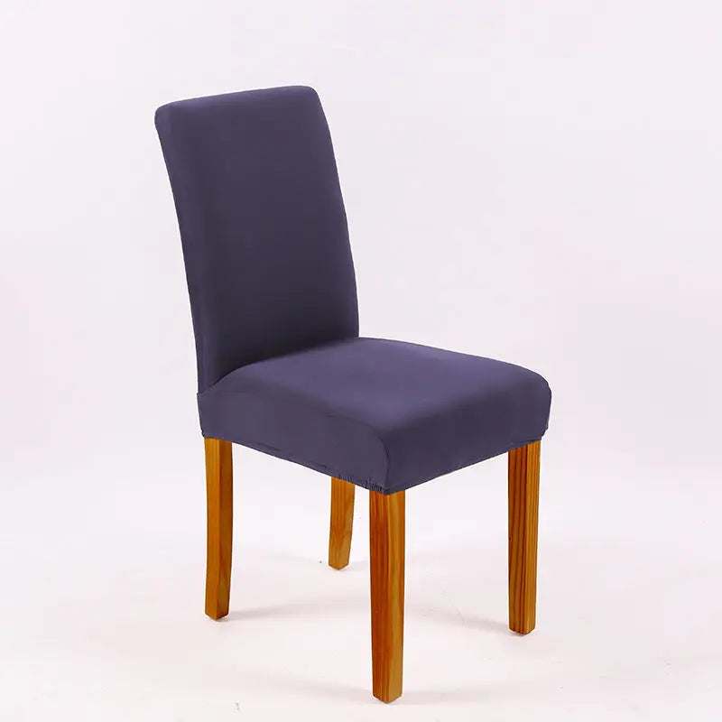 Solid Color Stretch Knit Chair Cover Naavian