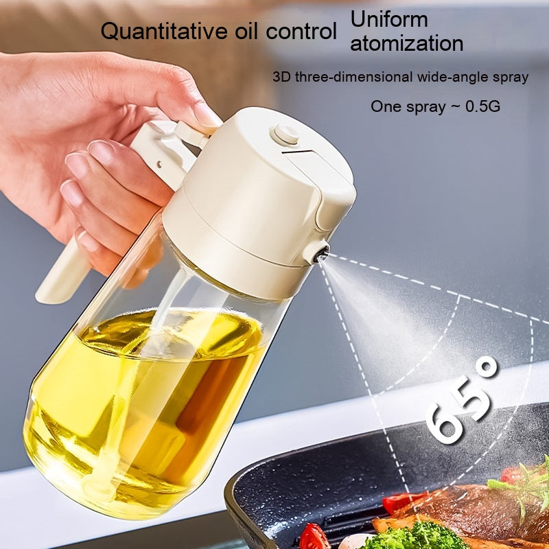 2-in-1 Glass Oil Sprayer Dispenser
