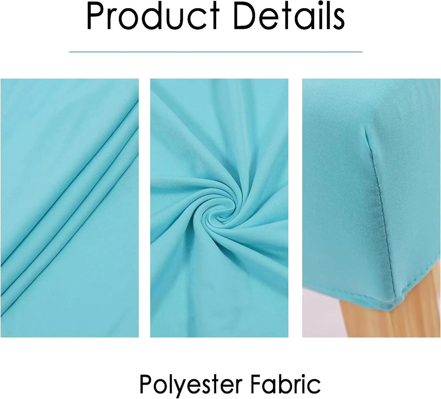 Solid Color Stretch Knit Chair Cover Naavian