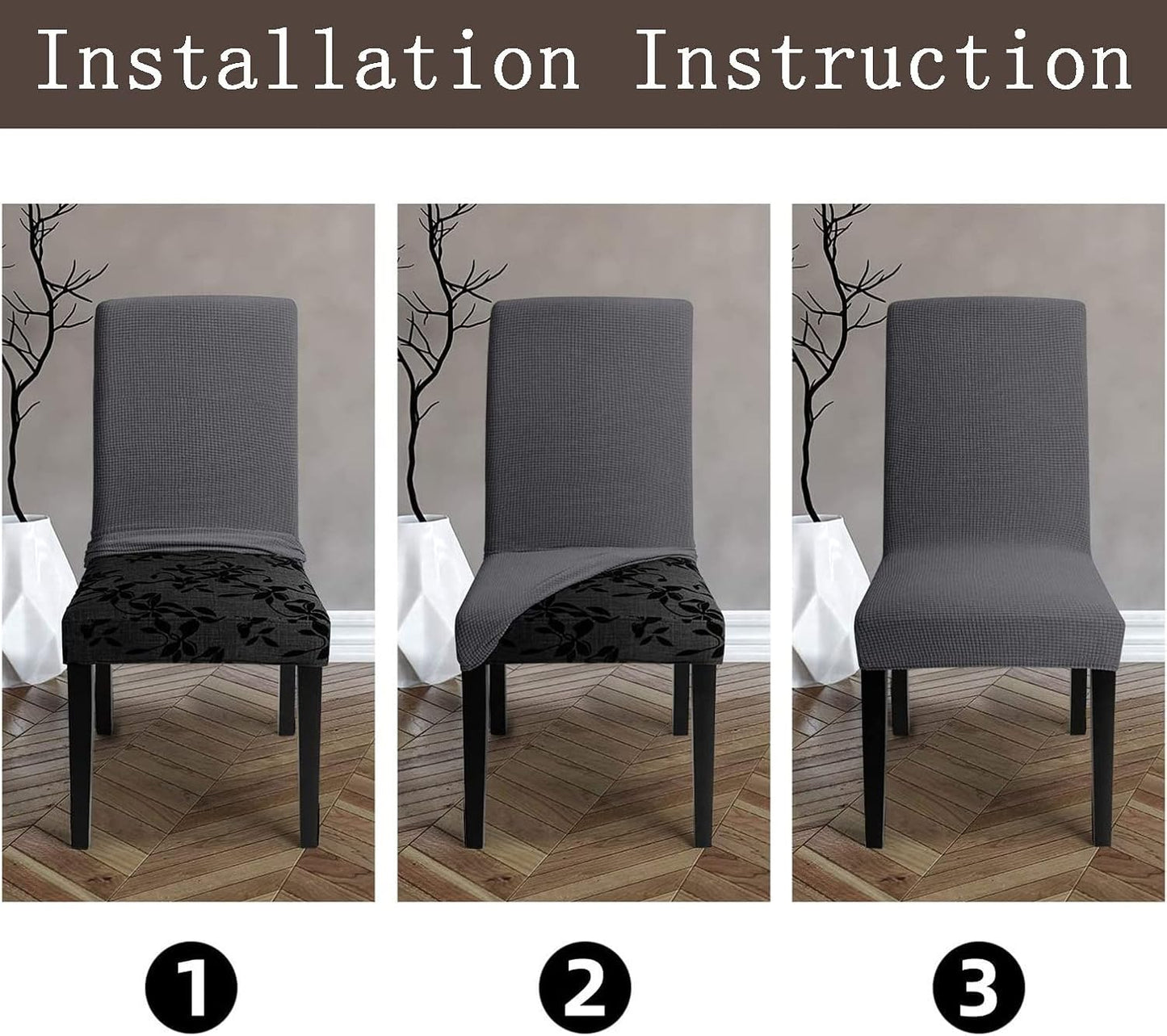 Edda - Knitted Stretch Chair Cover