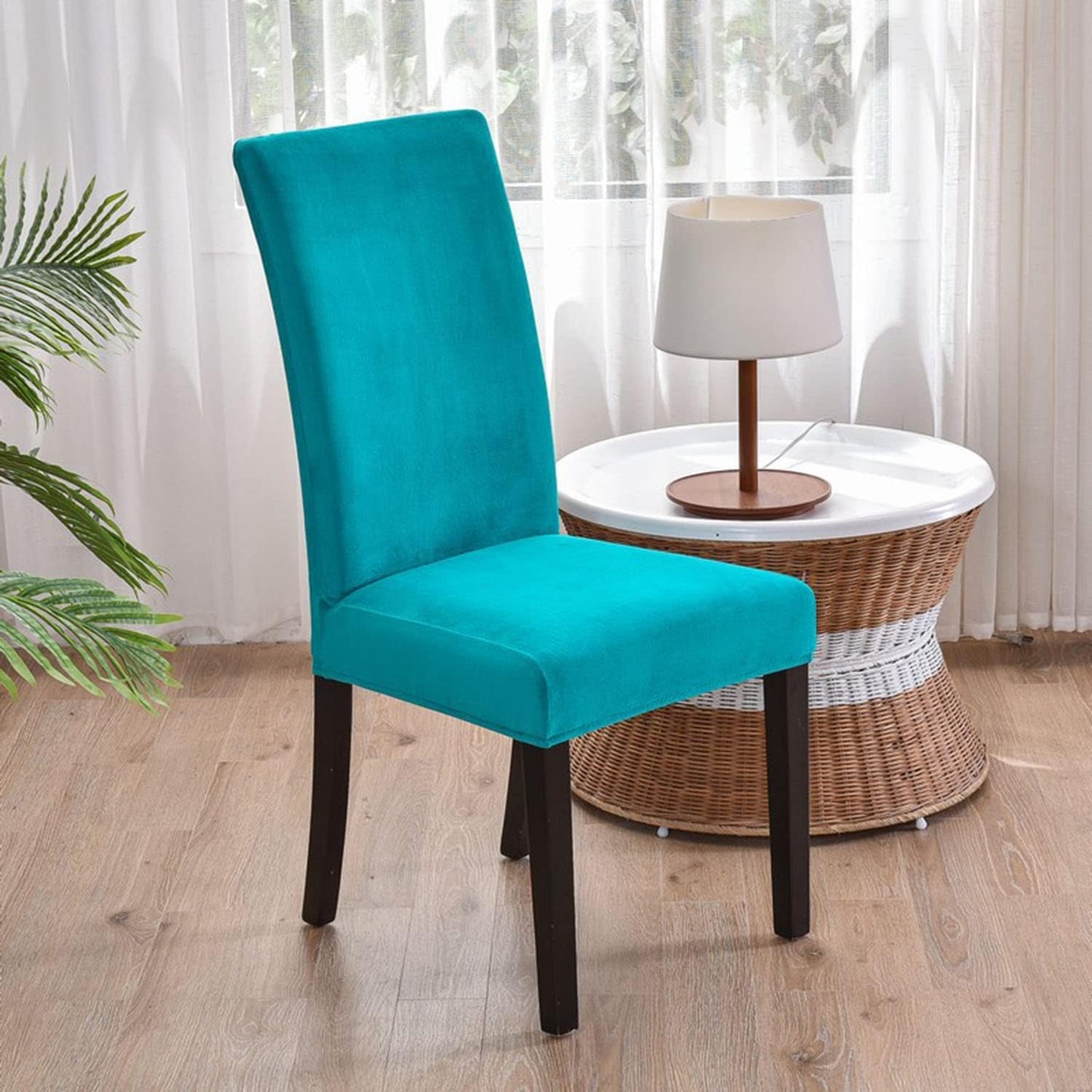 Fjorgyn - Soft Elastic Velvet Chair Cover