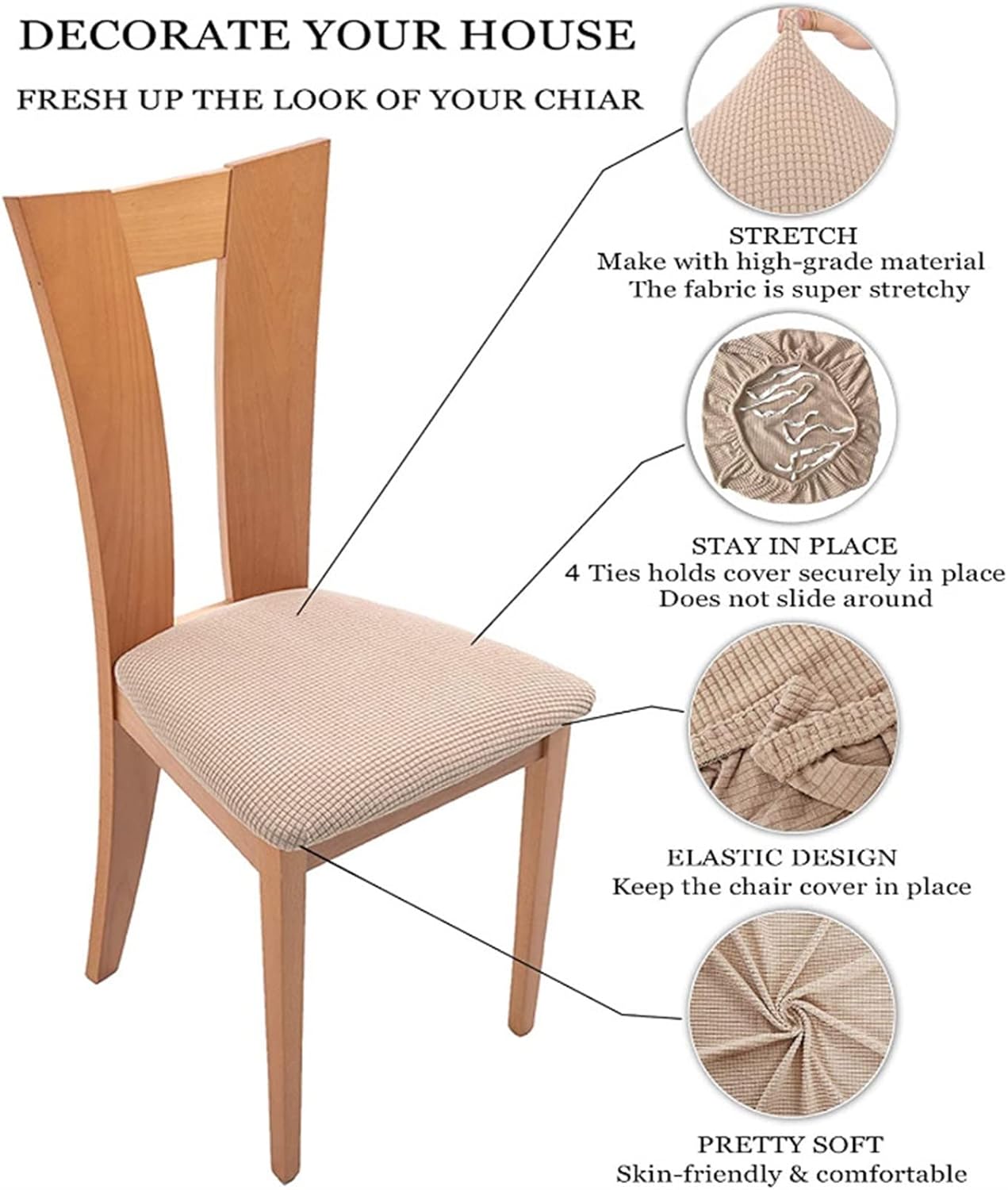 Vind - Soft Chair Seat Cover