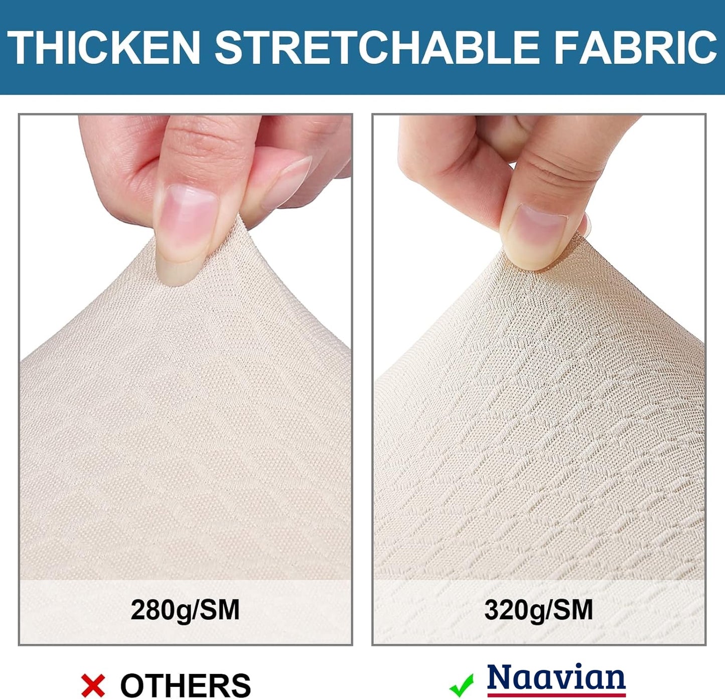 Rán - Smart Chair Seat Cover with Herrington texture