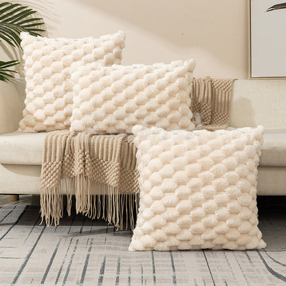 Cozy Woven Fleece Cushion Cover