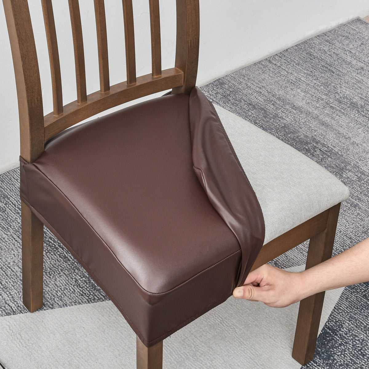 Skadi - Leather Chair Seat Cover