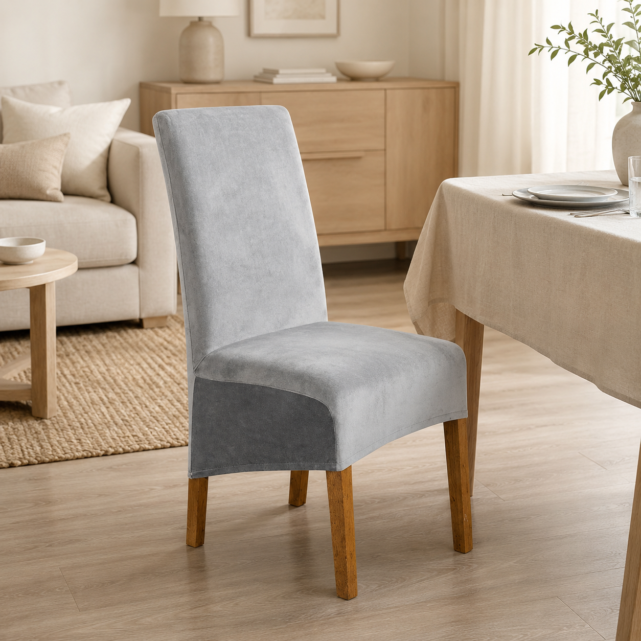 Rune - Soft Flannel Half Chair Cover