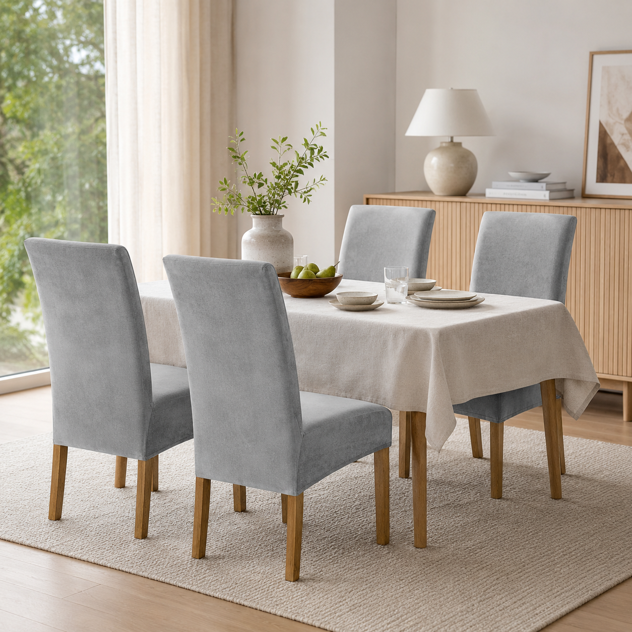 Rune - Soft Flannel Half Chair Cover
