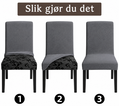 Edda - Knitted Stretch Chair Cover