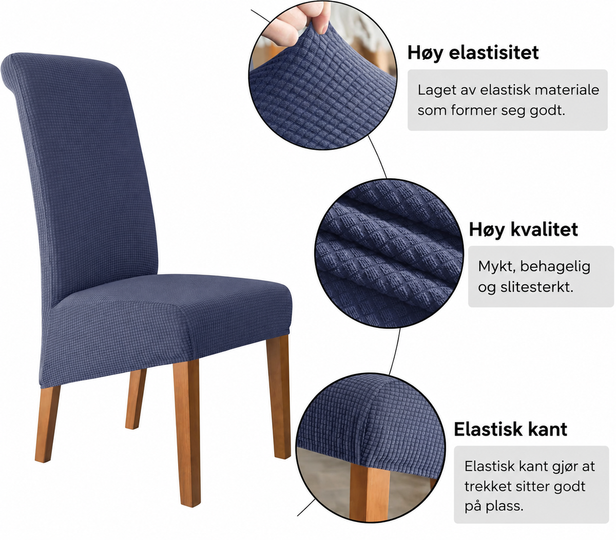 Fald - Soft padded Chair Cover