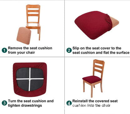 Vár - Jacquard Chair Seat Cover