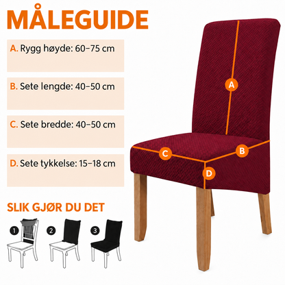Runar - Soft Half Chair Cover
