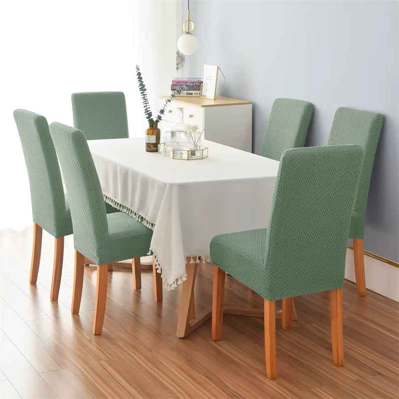 Eira - Plaid Jacquard Chair Cover
