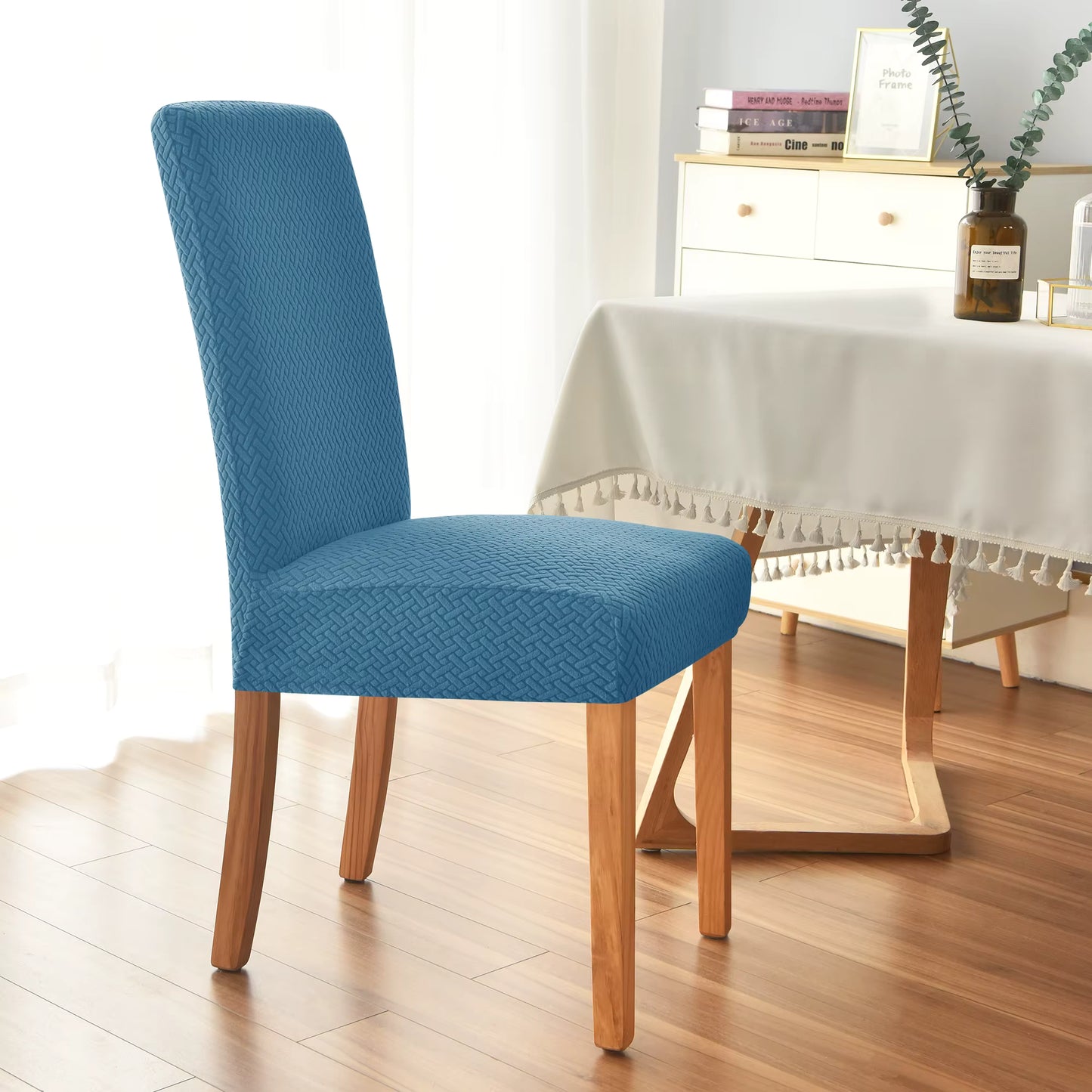 Eira - Plaid Jacquard Chair Cover