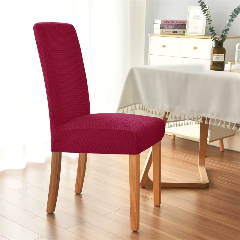 Eira - Plaid Jacquard Chair Cover