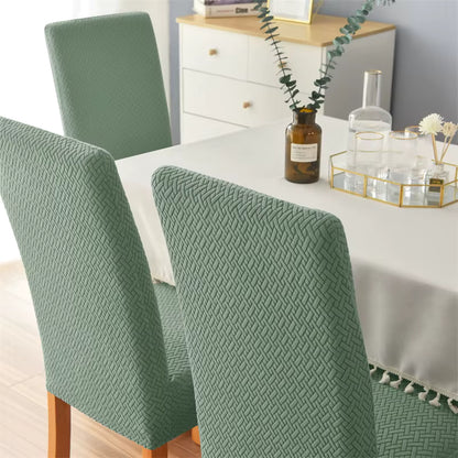 Eira - Plaid Jacquard Chair Cover