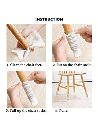 Knitted Table and Chair Cover Socks