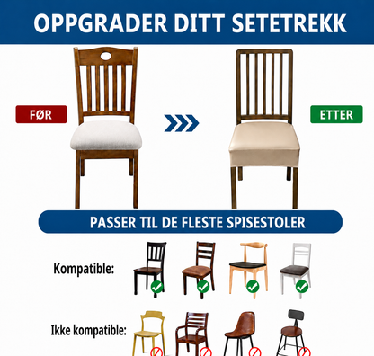 Skadi - Leather Chair Seat Cover