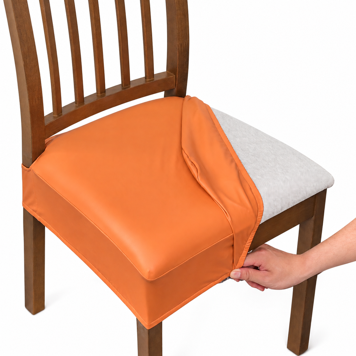 Skadi - Leather Chair Seat Cover