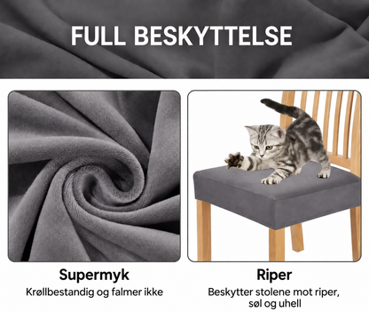 Vör - Soft Velvet Chair Seat Cover