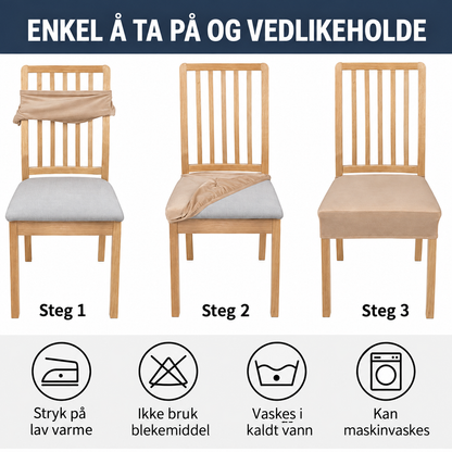 Vör - Soft Velvet Chair Seat Cover