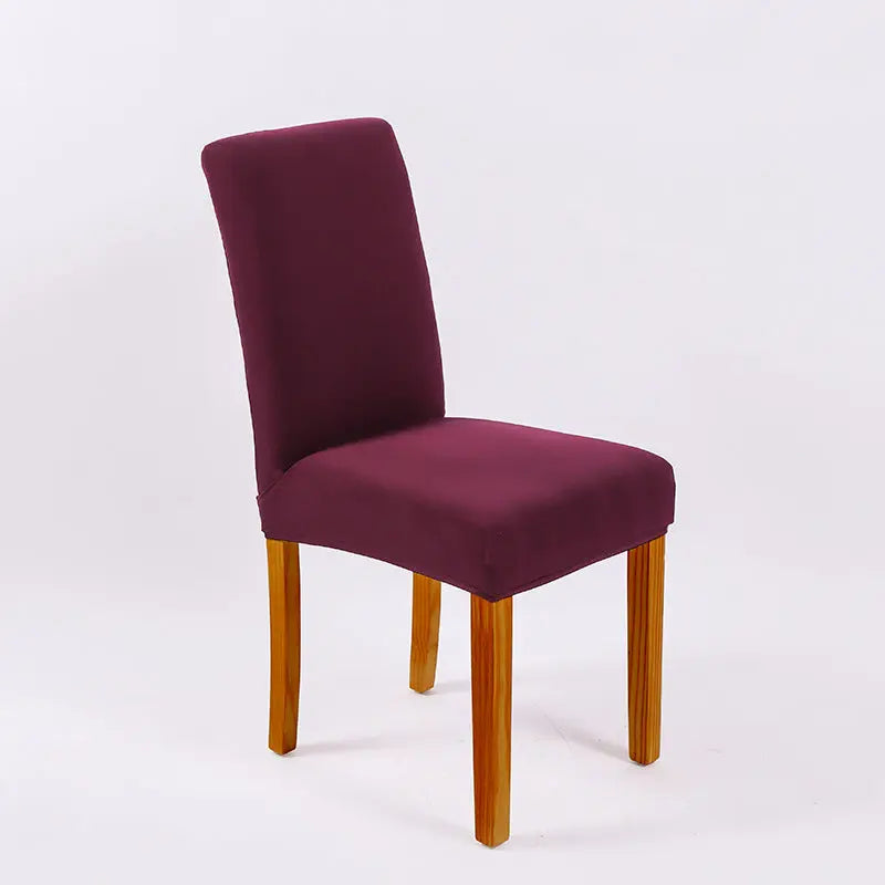 Solid Color Stretch Knit Chair Cover Naavian