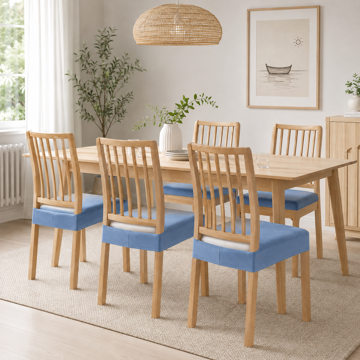 Vör - Soft Velvet Chair Seat Cover