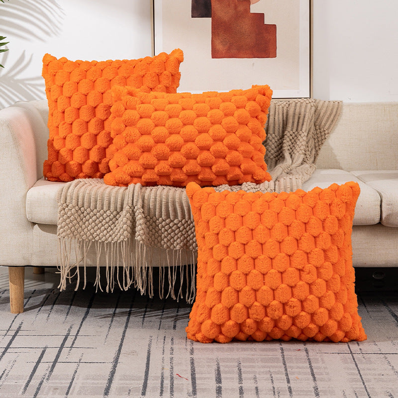 Cozy Woven Fleece Cushion Cover