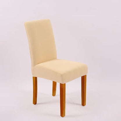 Solid Color Stretch Knit Chair Cover Naavian