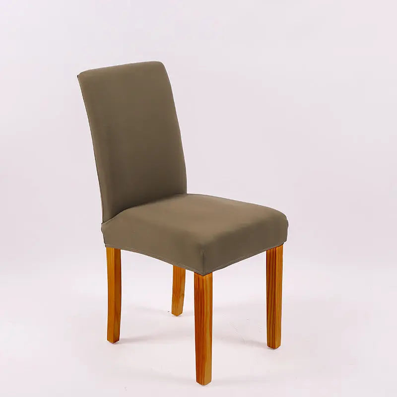 Solid Color Stretch Knit Chair Cover Naavian