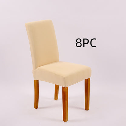 Solid Stretch Knit Chair Cover