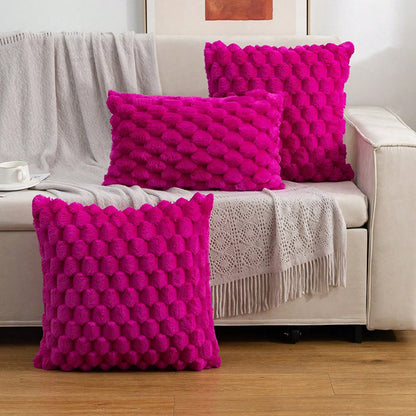 Cozy Woven Fleece Cushion Cover