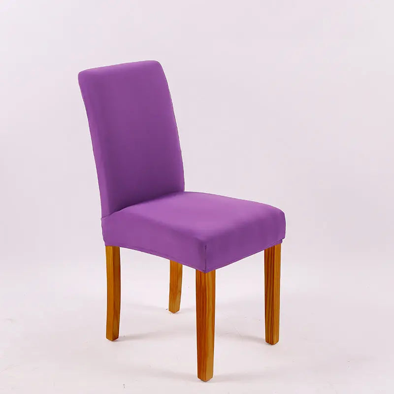 Solid Color Stretch Knit Chair Cover Naavian