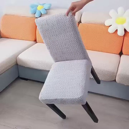 Eira - Plaid Jacquard Chair Cover